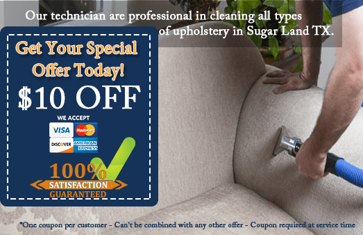 sugar land upholstery cleaning offer