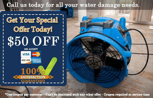 water damage cleaning offer